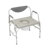 Deluxe Bariatric Commode w/droparms