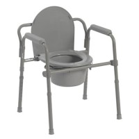 Stationary Folding Commode