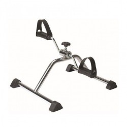 The Pedal Exerciser is chrome plated steel tubular frame. Can be used on the floor for exercising yo..