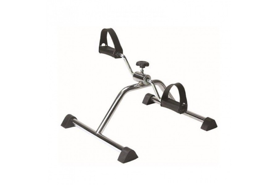 The Pedal Exerciser is chrome plated steel tubular frame. Can be used on the floor for exercising yo..