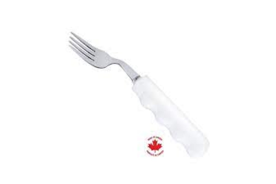 Cutlery with a grip designed to give independence at meal time. These utensils allow maximum user co..