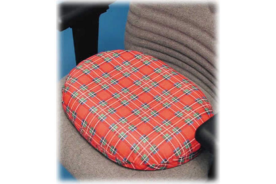 Molded cushion with an open center that helps relieve pressure by distributing body weight evenly. M..