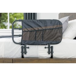 extendable Railing: The Stander EZ Adjust Bed Rail is designed to extend in length from 26-42 inches..