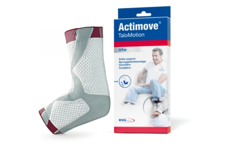 Actimove® TaloMotion ankle support features an advanced knitting structure combining optimal th..