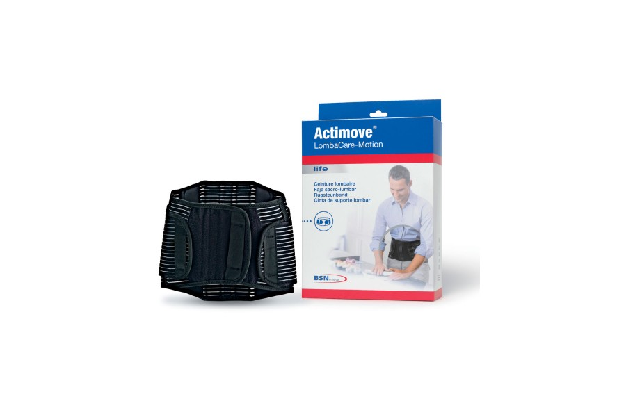 Actimove® LombaCare-Motion is a specially designed back support that uses wraparound compressio..