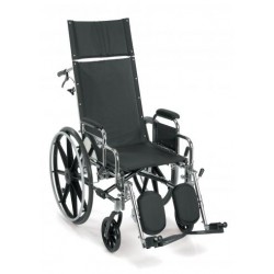 The Breezy EC 4000R Lightweight Reclining Wheelchair is a folding chair, weighs 43-lbs and features ..