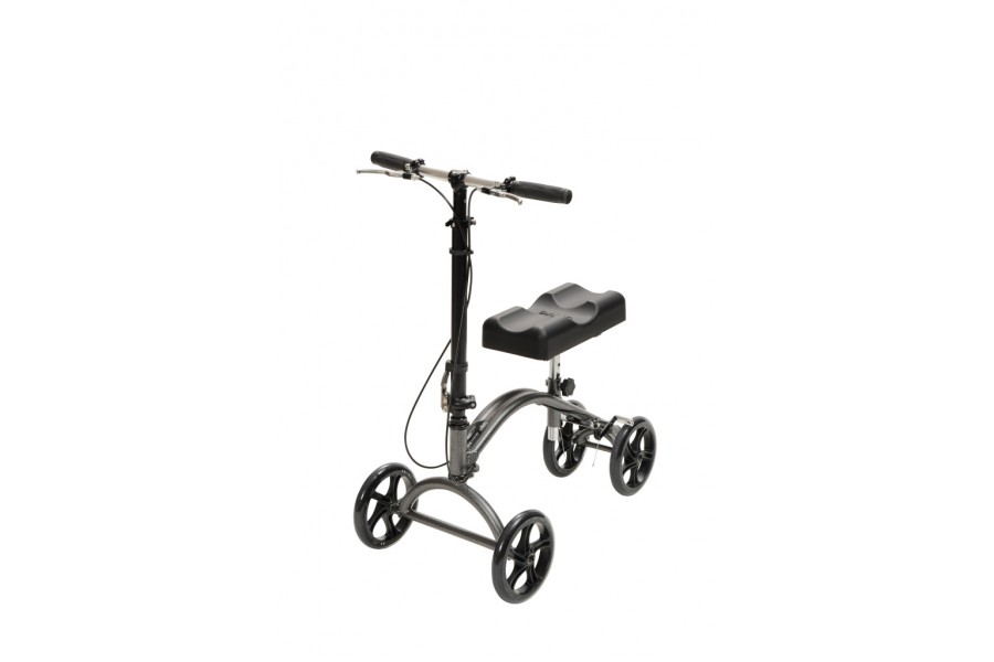 Knee walker can be steered for increased maneuverabilityIdeal for individuals recovering from foot s..