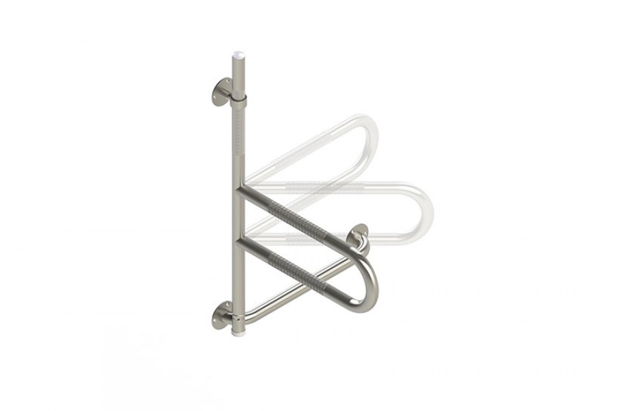Designed for bathtub and shower support, the award-winning Dependa-Bar uses our “Pivot and Lock” tec..