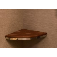 INVISIA Corner Seat, Ash Bamboo Stain