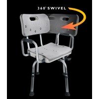 Swivel Shower Chair 3.0 w/Padded Arms