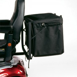 Shoprider scooter folding rear tote bag that easily mounts to rear seat plate...