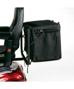 Shoprider scooter folding rear tote bag that easily mounts to rear seat plate...