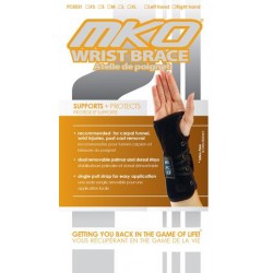 Recommended for carpal tunnel, wrist injuries, post cast removal Dual removable palmar and dorsal st..