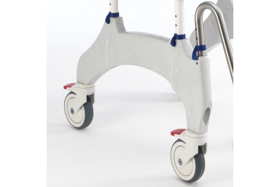 The Aquatec Ocean Ergo Shower and Commode Chair with Collection Pan, Lid and Pan Support Guide Rail,..