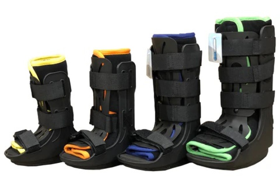 Designed for the treatment of stable fractures and ankle sprainspediatric sizes provide a durable, m..