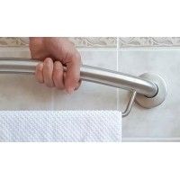 PLUS Towel Grab Bar, Brushed Stainless PLUS Towel Grab Bar, Brushed Stainless