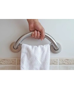 Get ready for your day with The PLUS Series Towel Ring + Grab Bar.The Plus Series Towel Ring is an e..