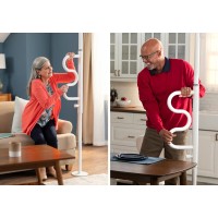 F/C Wonder Pole w/Curve Bar 84-120"