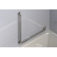 Grab Bar, L-Shaped, Knurled, 30x30"