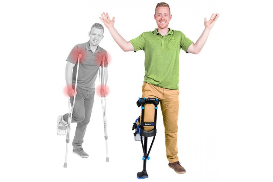 iWALK is the Best Crutch AlternativeDo you hate crutches? Why wouldn’t you? Crutches hurt your hands..