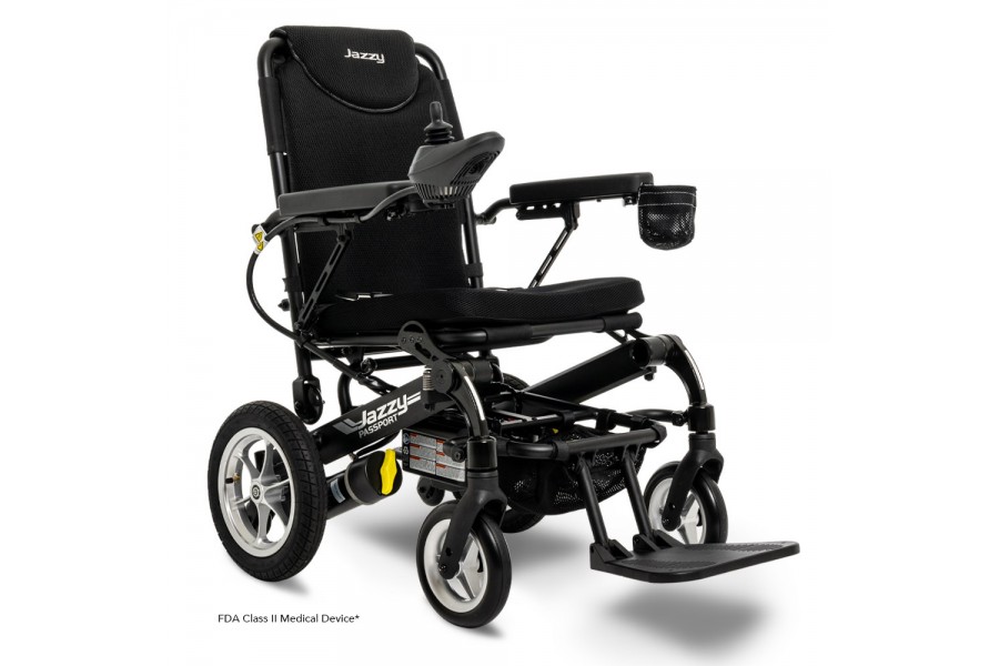 Traveling has never been easier or more enjoyable with the Jazzy® Passport. This compact power chair..