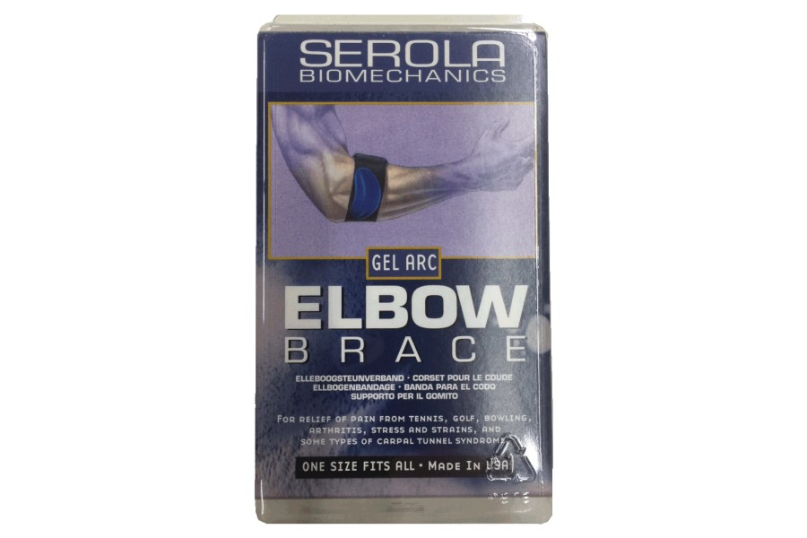 The Serola Gel Arc provides targeted compression for tendon pain relief of the medial or lateral epi..