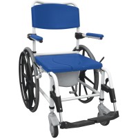 Rehab Shower Commode w/24" Rear Wheels