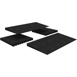 Designed for doorways and raised landings, the TRANSITIONS® Modular Entry Mat can be used by itself ..